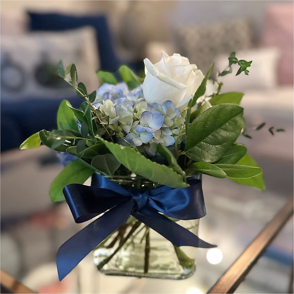 Sky Blue Delight Bouquet –  Classic Floral, West Fargo ND