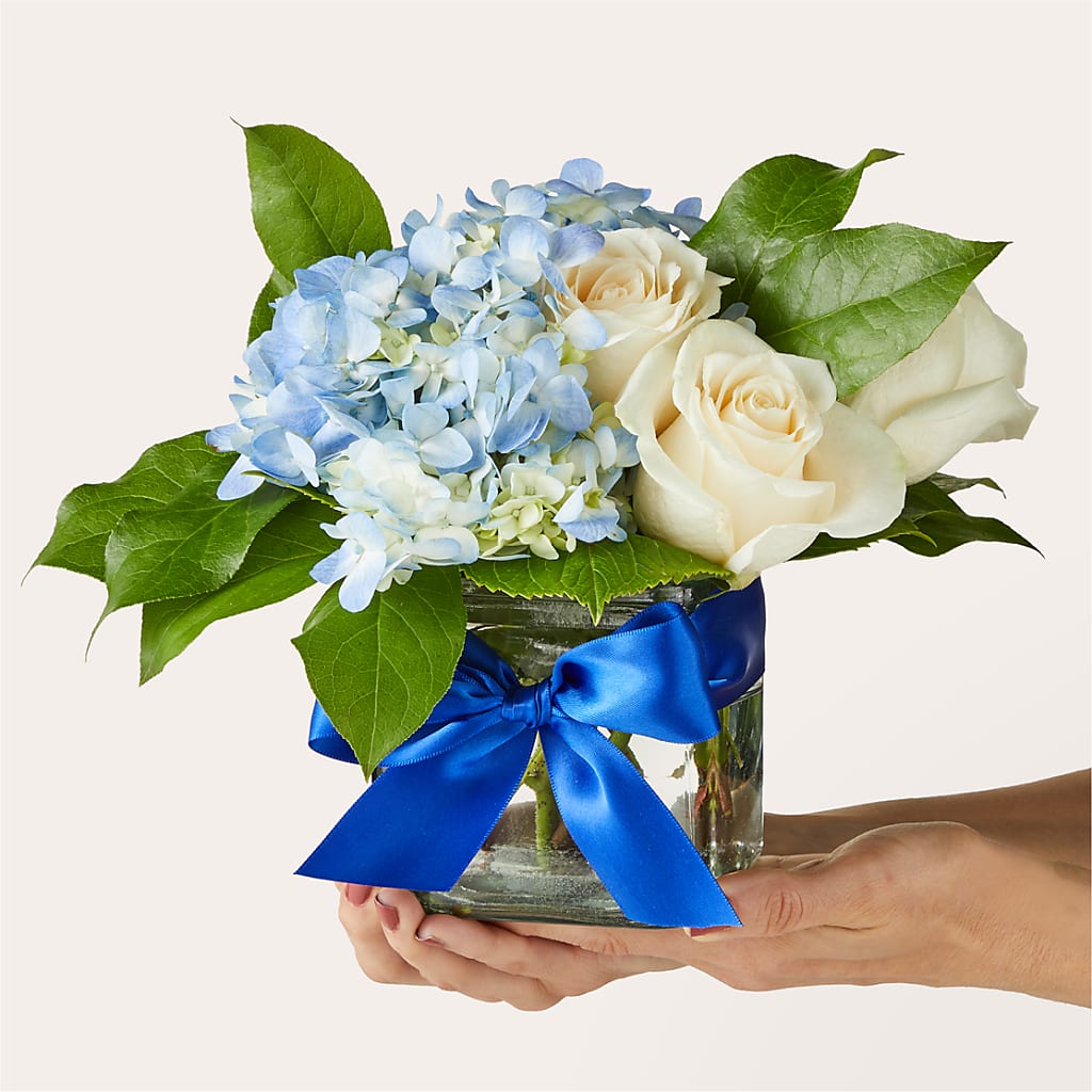 Sky Blue Delight Bouquet –  Classic Floral, West Fargo ND